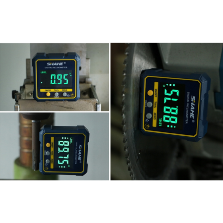 Kątomierz cyfrowy SHAHE 58mm,Magnetyczny, LCD, Precyzyjny +/- 0,2° baterie